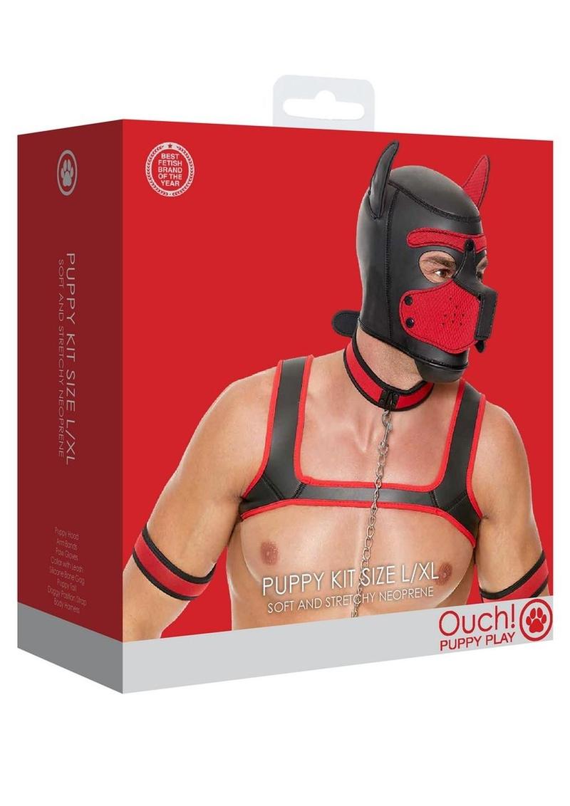 Ouch! Neoprene Puppy Kit L/XL- Red
