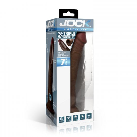 Jock Hard-Core 7” Triple Density Dildo (Choose Color) In Stock Jan 13th
