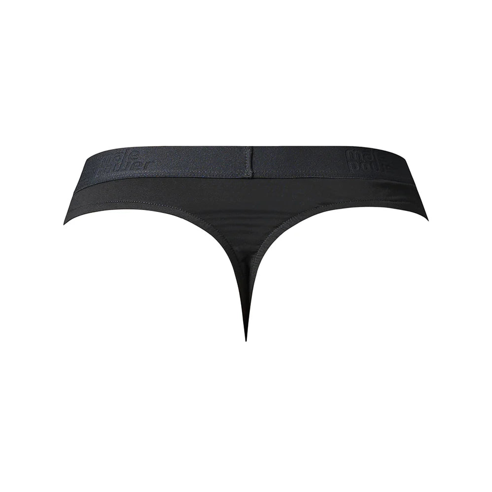 Male Power Open Ended Thong Open Black (Choose Size)