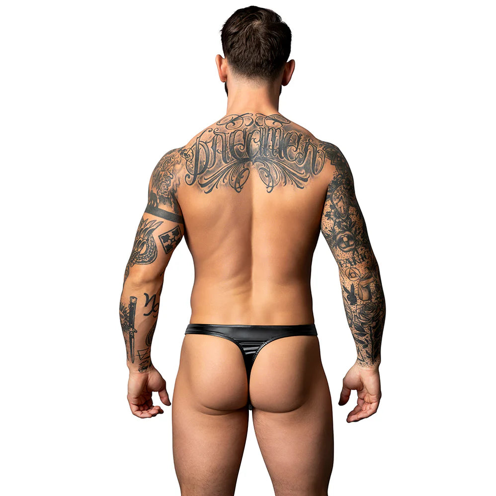 Male Power Liquid Onyx 2.0 Thong Black (Choose Size)