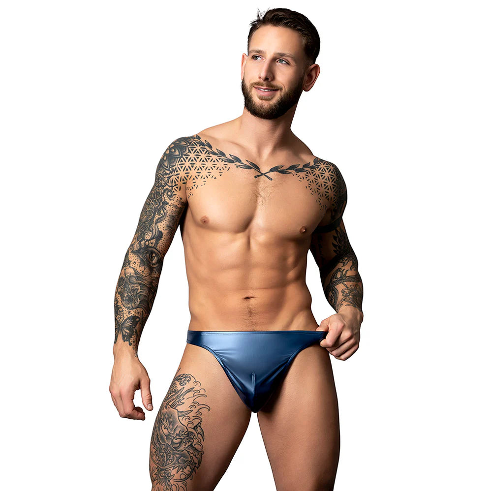 Male Power Liquid Onyx 2.0 Bong Thong Blue (Choose Size)