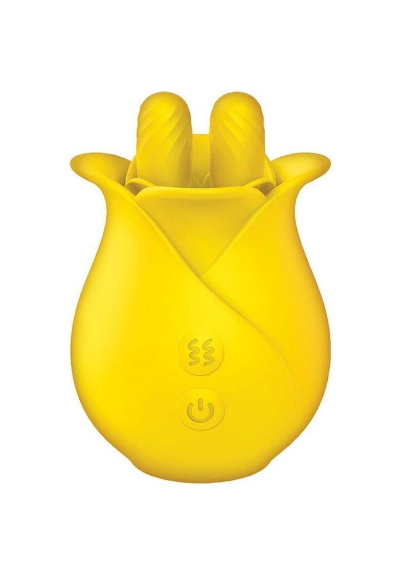 Clit-Tastic Tulip Finger Massager- Yellow