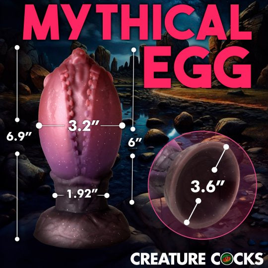 Creature Cocks Dragon Hatch Silicone Egg (Choose Size)