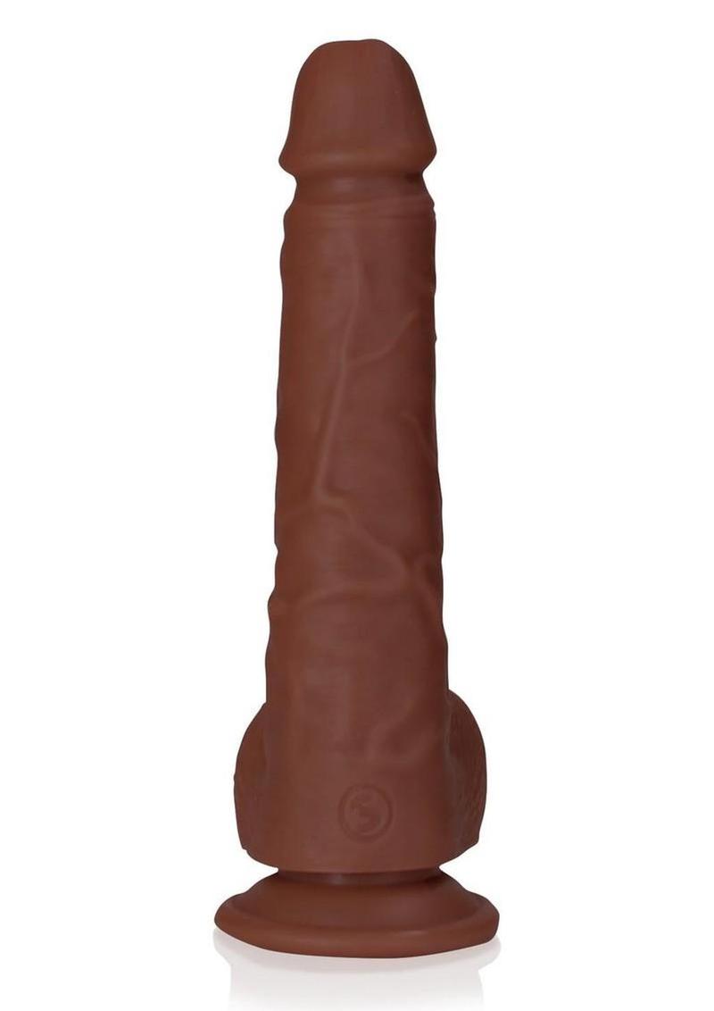 RealRock Realistic kin Straight Dildo with Balls and suction Cup (Choose Size)