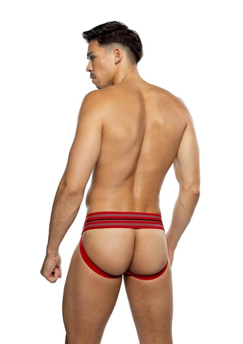 Playboy Men’s Locker Room Classic Jock- Red (Choose Size)