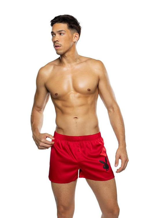 Playboy Men’s Burnout Bunny Boxer Briefs (Choose Size) In Stock Feb 6th
