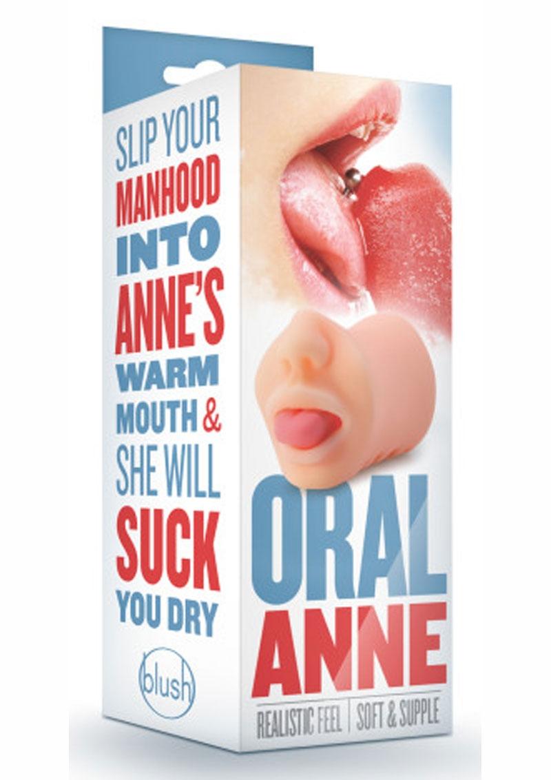 X5 Men Oral Anne Masturbator-Mouth-Vanilla