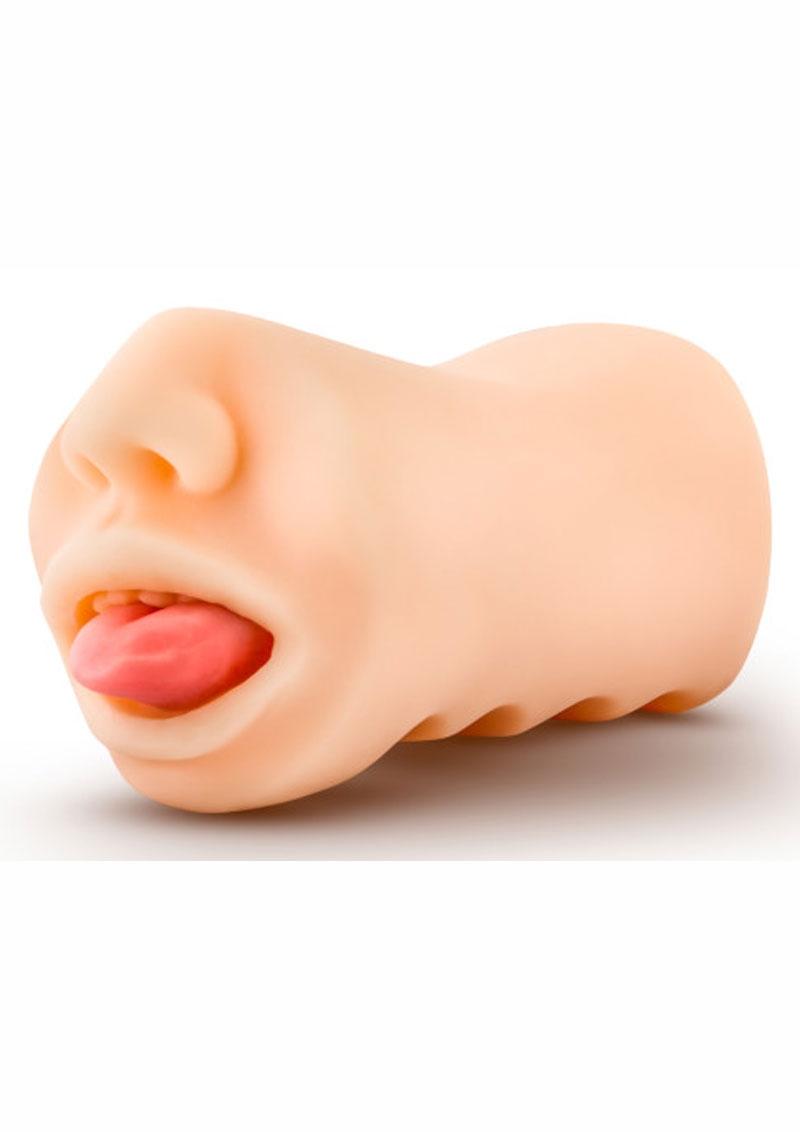 X5 Men Oral Anne Masturbator-Mouth-Vanilla