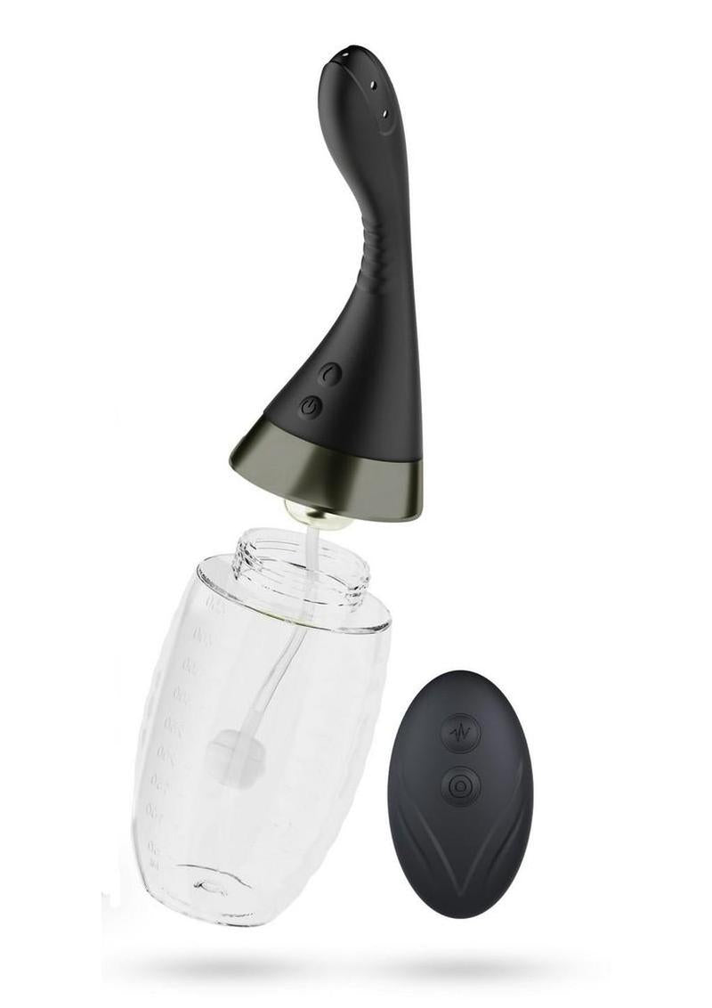 Anal Adventures Platinum Aqua Jet Rechargeable Silicone Anal Douche (In Stock Feb 23rd)