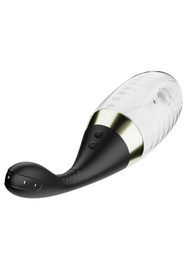 Anal Adventures Platinum Aqua Jet Rechargeable Silicone Anal Douche (In Stock Feb 23rd)