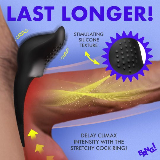 Bang Vibrating Silicone Cock Ring