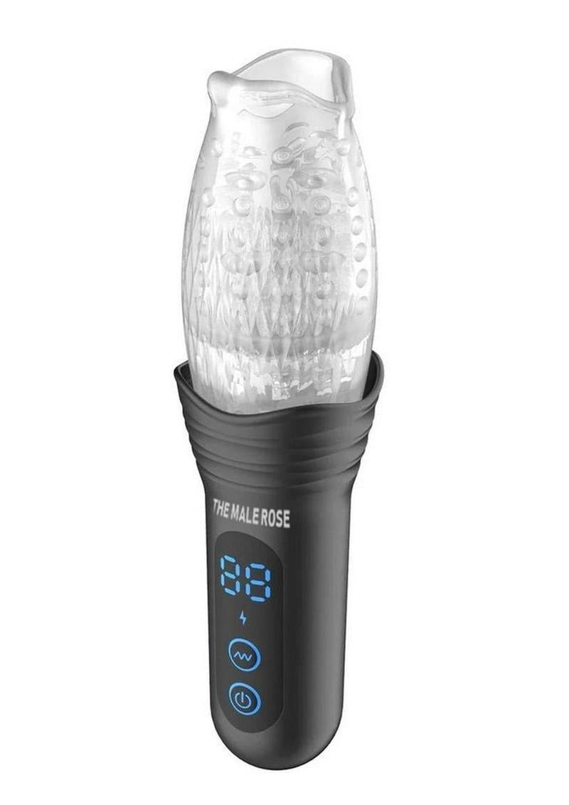 The Male Rose Pro Chargeable Thrusting Rotating Masturbator