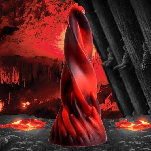 Creature Cocks Hell Kiss Twisted Tongues Silicone Dildo (In Stock April 13th)