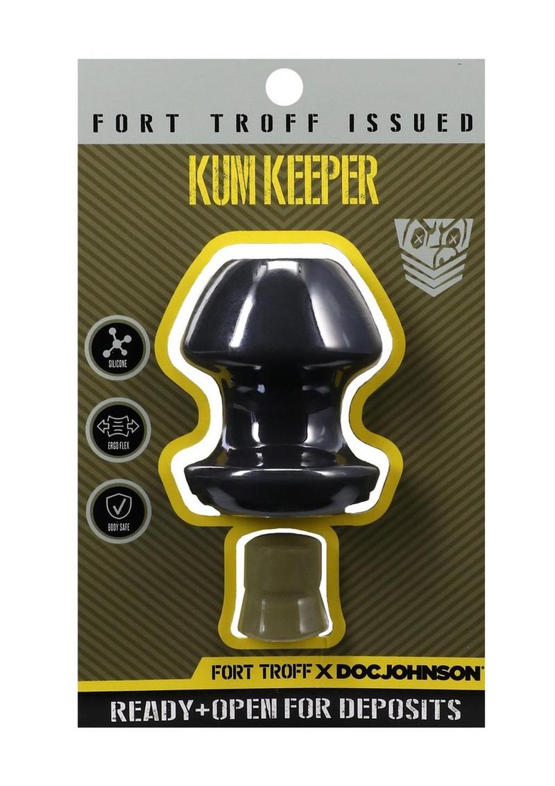 Fort Troff Kum Keeper Silicone Open End Anal Plug-Medium