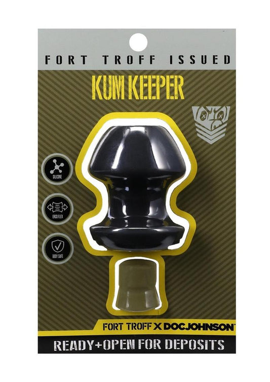 Fort Troff Kum Keeper Silicone Open End Anal Plug-Medium (In Stock April 13th)