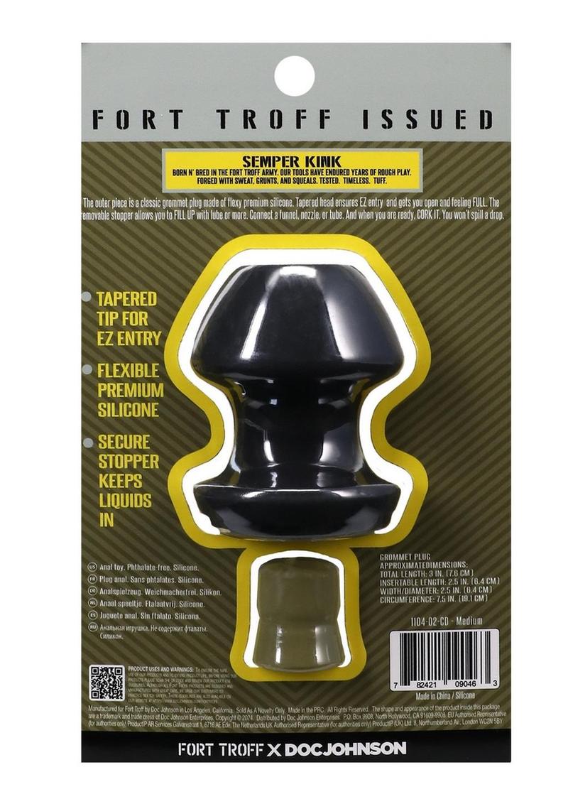 Fort Troff Kum Keeper Silicone Open End Anal Plug-Medium