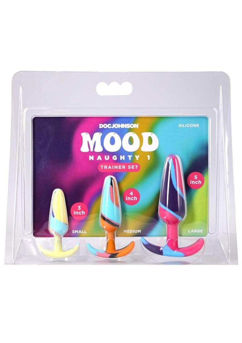 Mood Naughty 1 Kaleidoscope Trainer Silicone Anal Plug (In Stock April 21st)