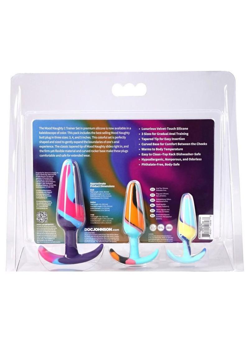 Mood Naughty 1 Kaleidoscope Trainer Silicone Anal Plug (In Stock April 21st)