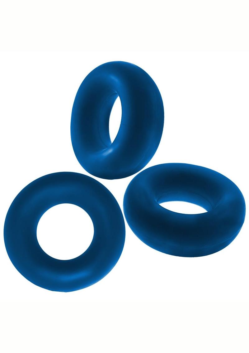 Oxballs Fat Willy Jumbo Cock Ring (3 Pack) Choose Color