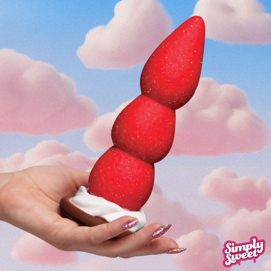 Simply Sweet Cream Premium Silicone Dildo
