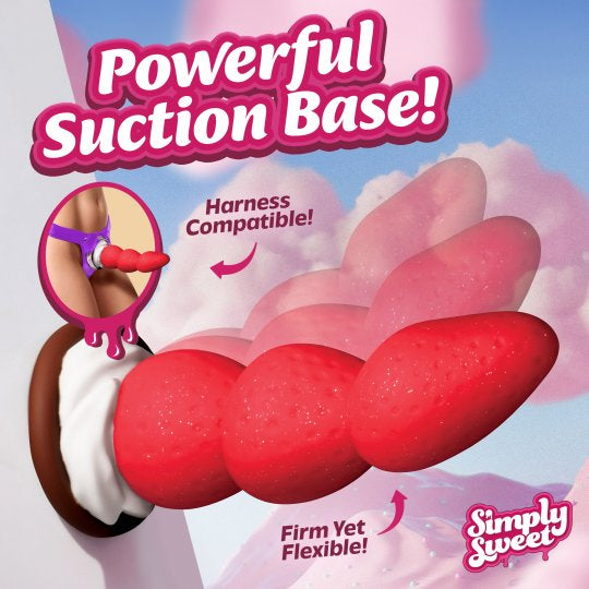 Simply Sweet Cream Premium Silicone Dildo