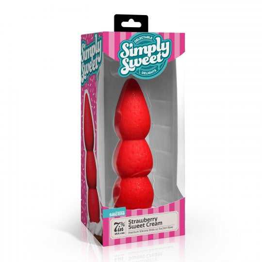 Simply Sweet Cream Premium Silicone Dildo