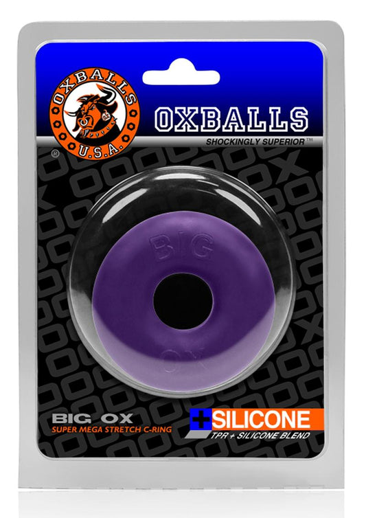 Oxballs Big Ox Super Mega Stretch Silicone Cock Ring-Purple