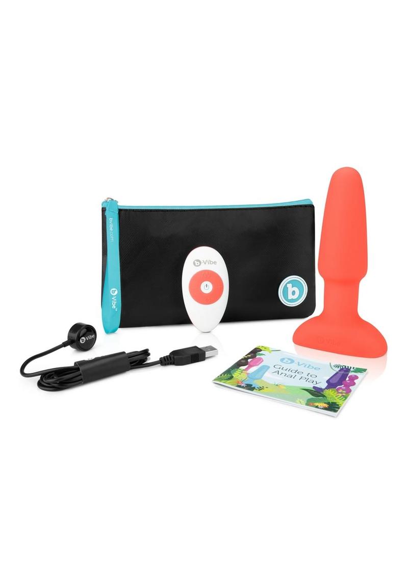 B-Vibe Rimming Plug 2 Rechargeable Silicone Anal Plug
