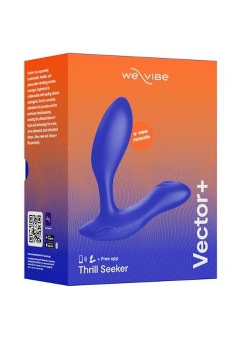 We-Vibe Vector+ Rechargeable Silicone Vibrating Prostate Massager