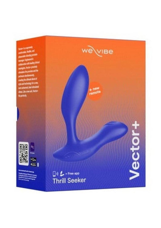 We-Vibe Vector+ Rechargeable Silicone Vibrating Prostate Massager