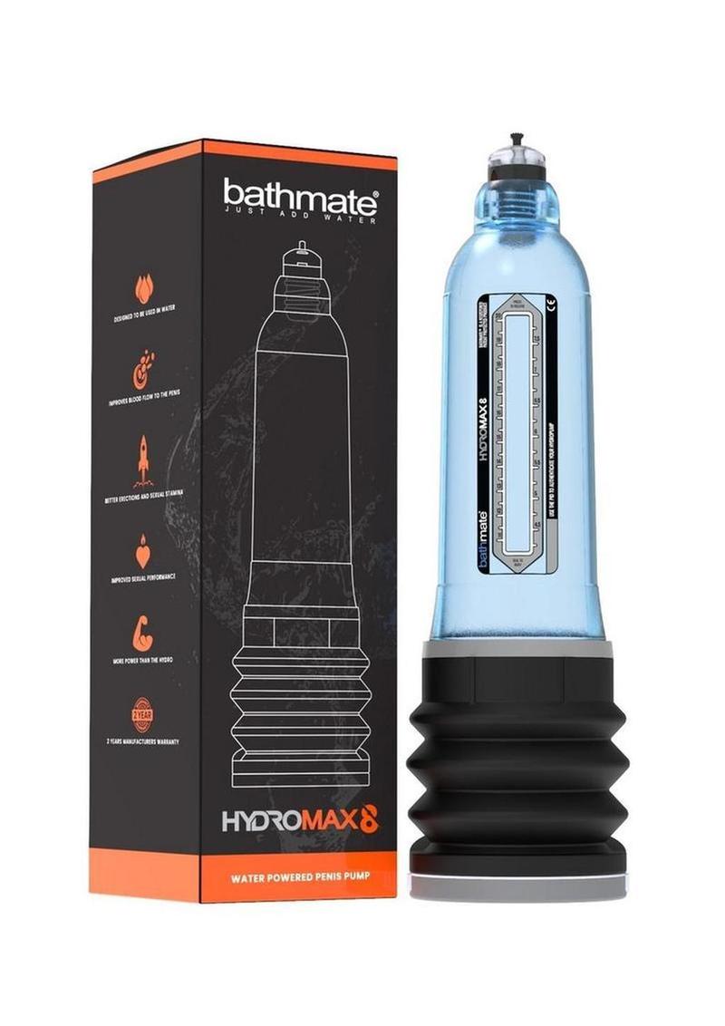 Bathmate Hydromax8 Penis Pump- Blue (In Stock May 21st)