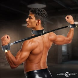 Master Series Dominion Bar Spreader Bar with Collar & Restraints (In Stock May 21st)