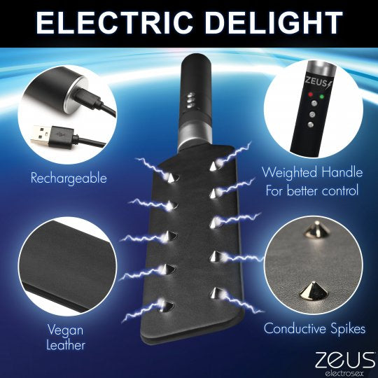 Zeus E-Stim Spiked Paddle