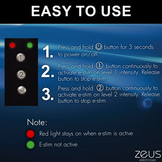 Zeus E-Stim Spiked Paddle