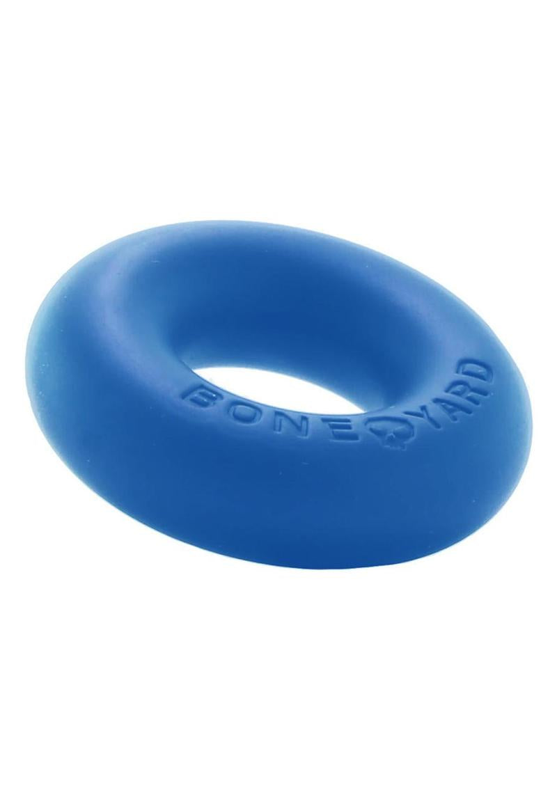 Boneyard Ultimate Silicone Cock Ring 2in- Blue