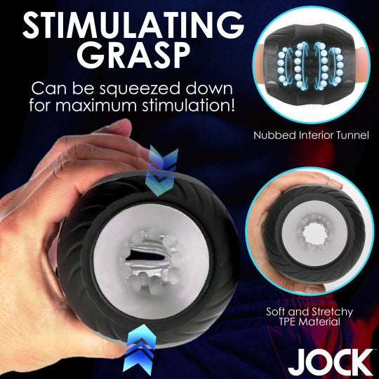 Jock 10X Vibrating and Squeezing Masturbator