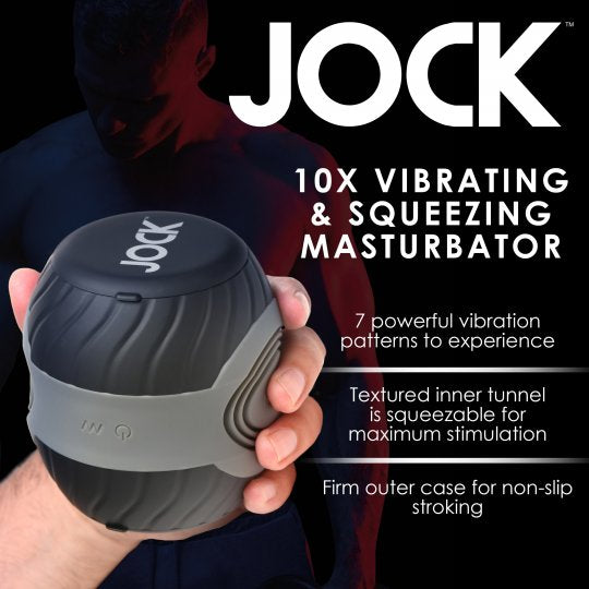 Jock 10X Vibrating and Squeezing Masturbator