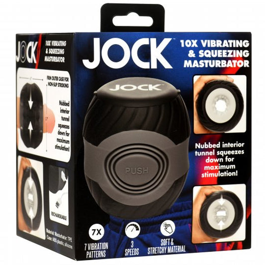 Jock 10X Vibrating and Squeezing Masturbator