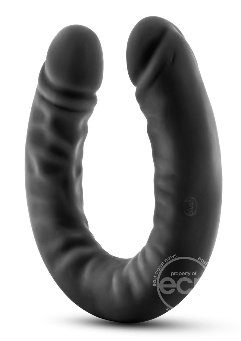 Ruse Silicone Double Headed Dildo 18in- Black