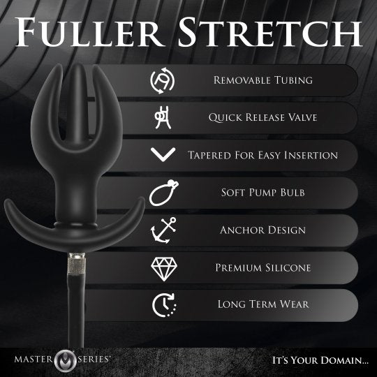 Master Series Ass Bound Anchor Inflatable Silicone Anal Plug