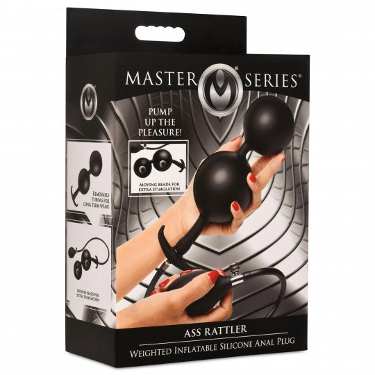 Master Series Ass Bound Anchor Inflatable Silicone Anal Plug