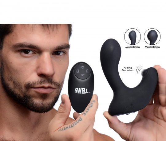 Swell 10X Inflatable and Tapping Silicone Prostate Vibrator