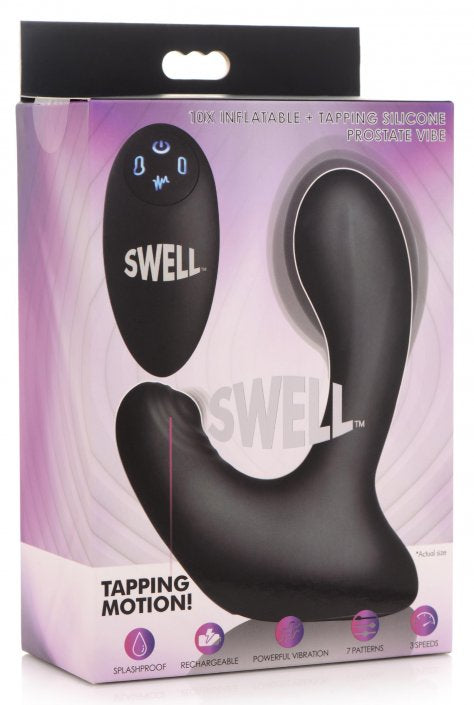 Swell 10X Inflatable and Tapping Silicone Prostate Vibrator