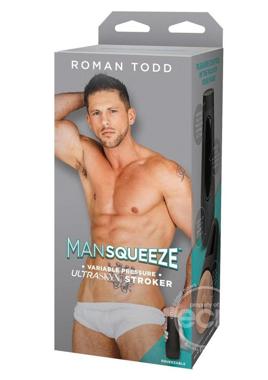 Man Squeeze Roman Todd Ultraskyn Masturbator- But- Vanilla