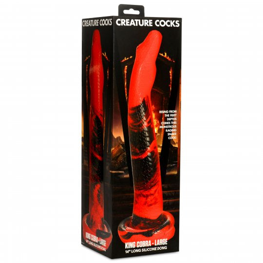 Creature Cocks King Cobra Silicone Dildo- 14 Inch