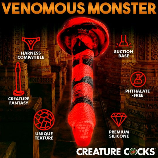 Creature Cocks King Cobra Silicone Dildo- 14 Inch