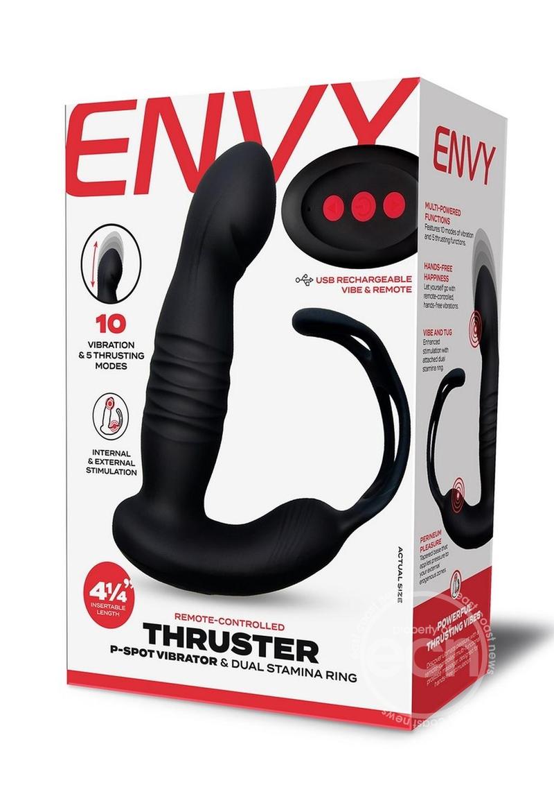 Envy Thruster P-Spot Vibrator and Dual Stamina Ring